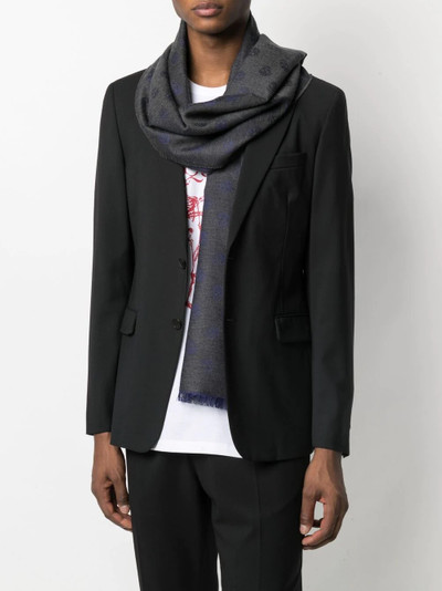 Alexander McQueen skull-print scarf outlook