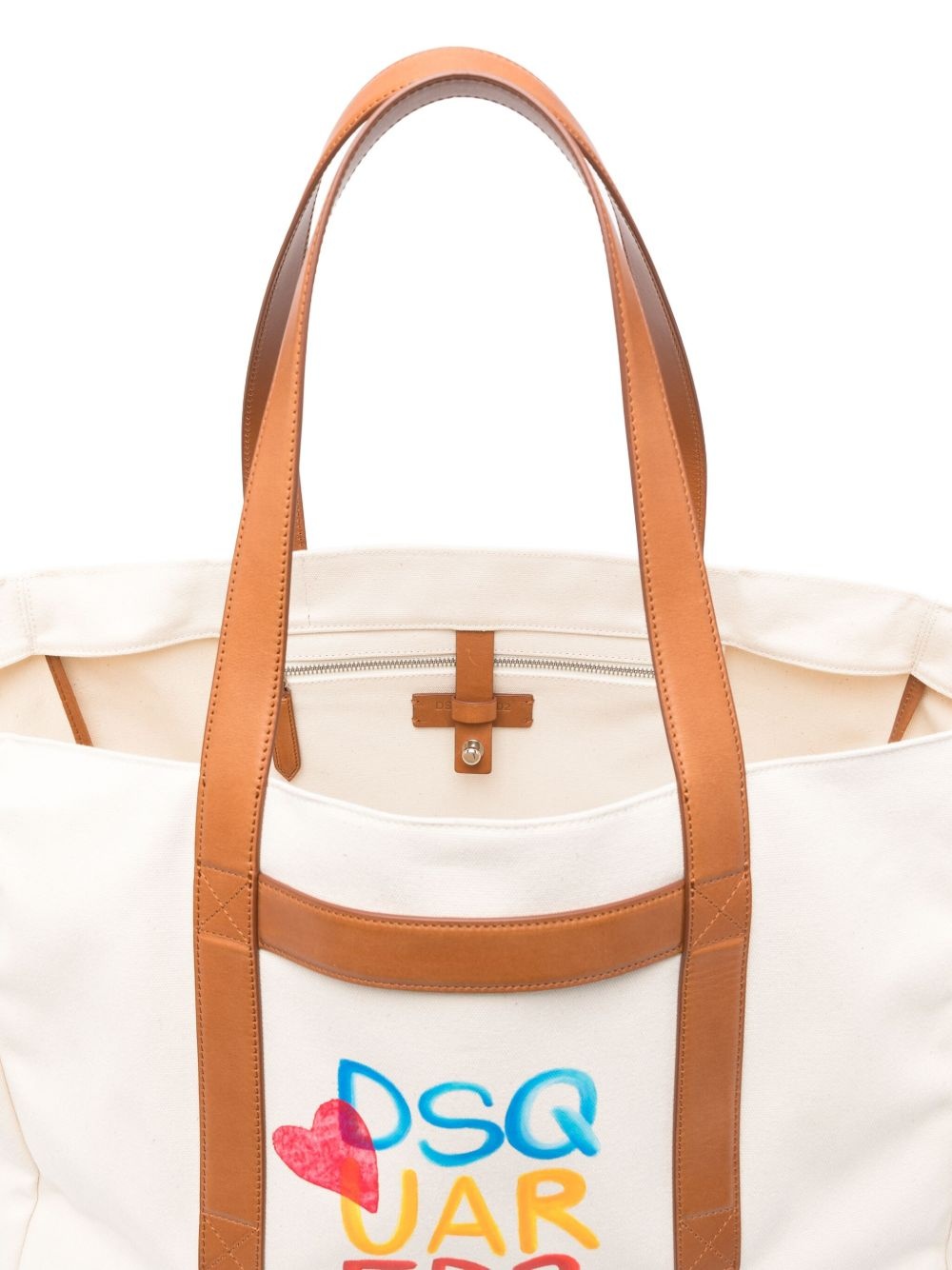 logo-print tote bag - 5