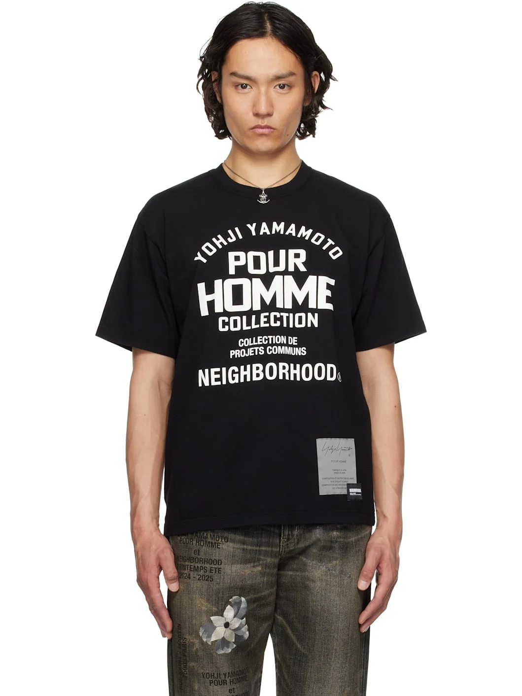 Black NEIGHBORHOOD Edition Short Sleeve T-shirt - 1