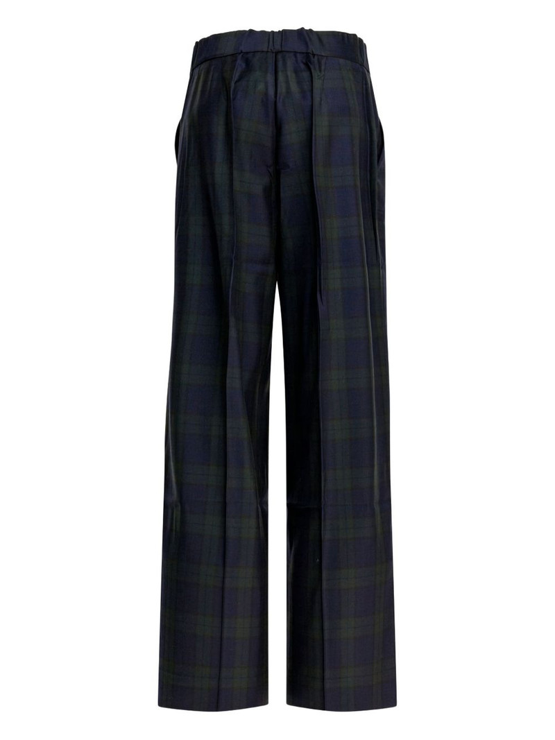SA SU PHI plaid trousers outlook