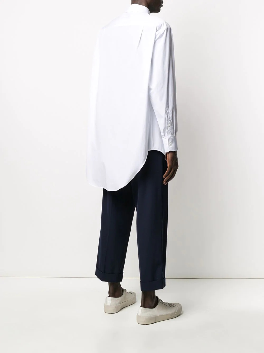 oversized asymmetric shirt - 4