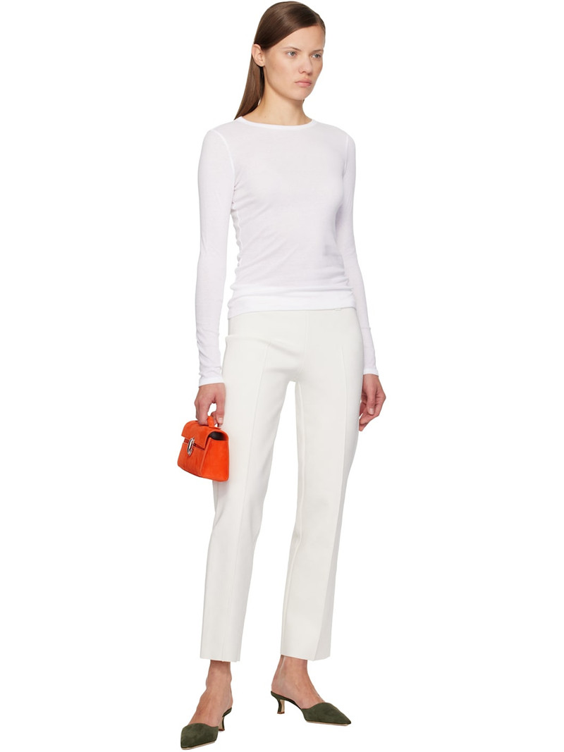 FLORE FLORE White Olivia Longsleeve T-shirt outlook