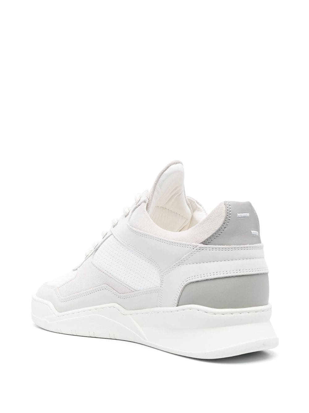panelled low-top sneakers - 3