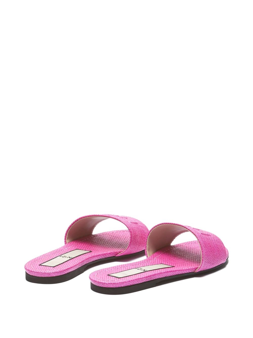 logo-embossed sandals - 2