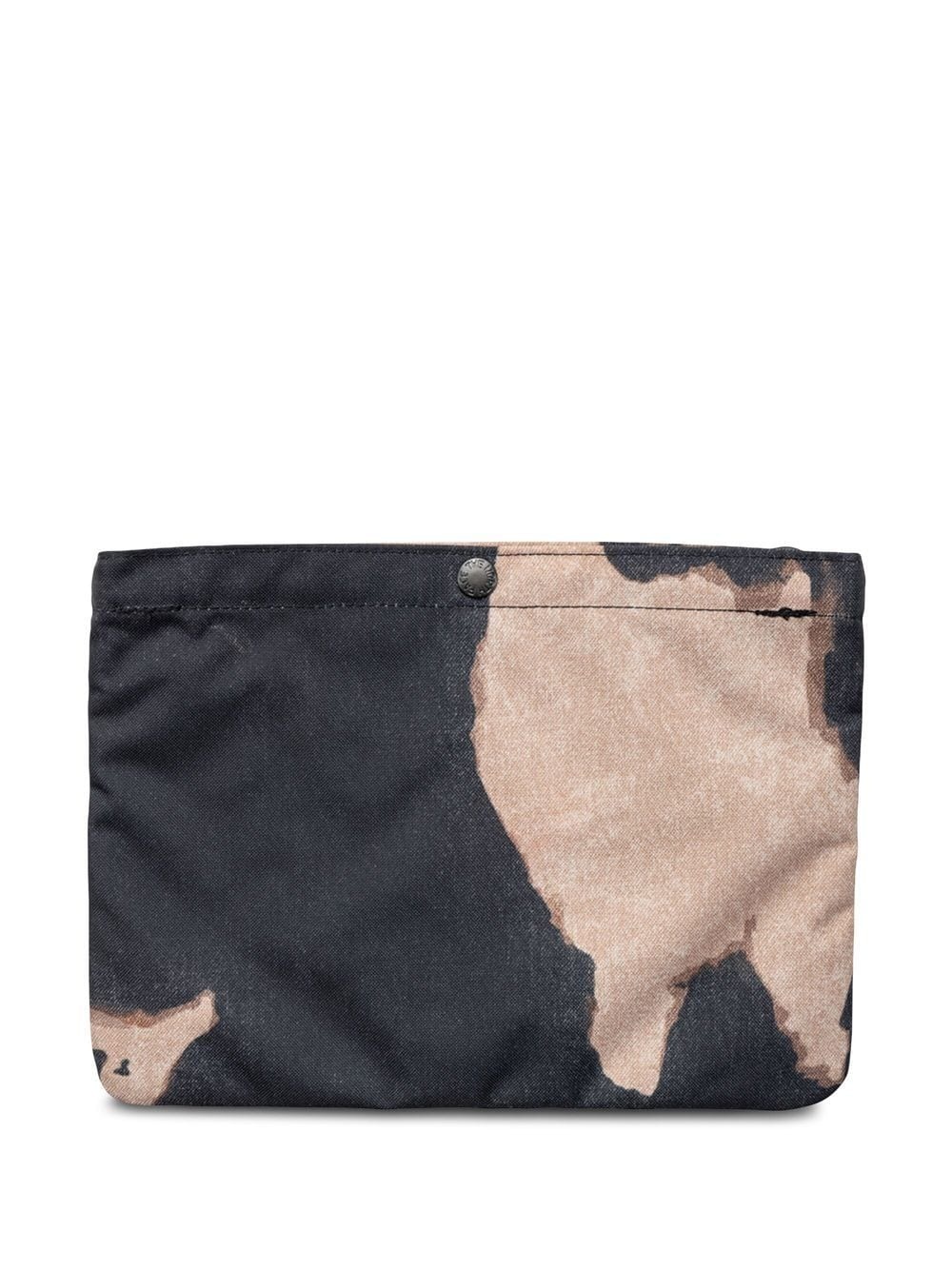 x TNF bleached denim print shoulder bag - 2