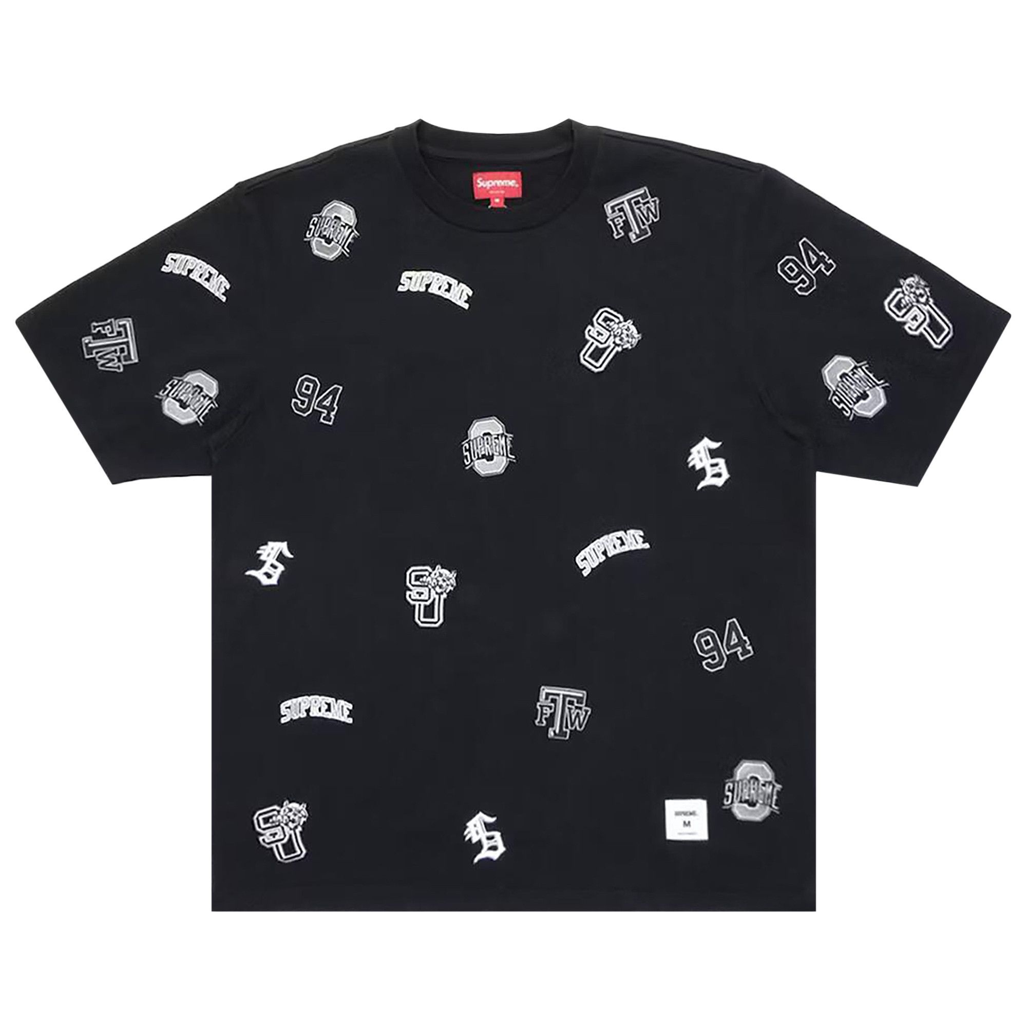 Supreme University Short-Sleeve Top 'Black' - 1