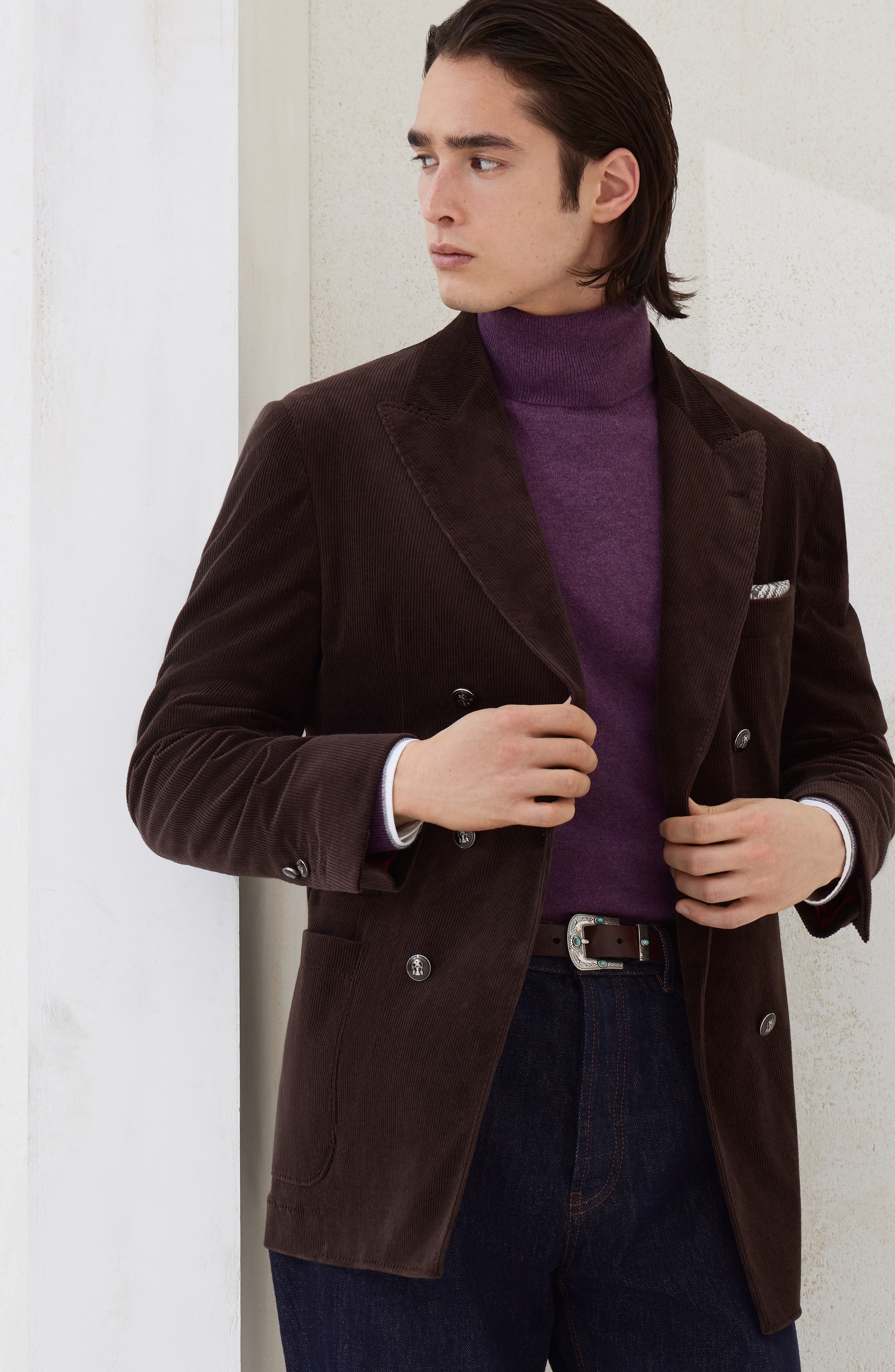 Brunello Cucinelli Turtleneck sweater in Purple at Nordstrom - 5