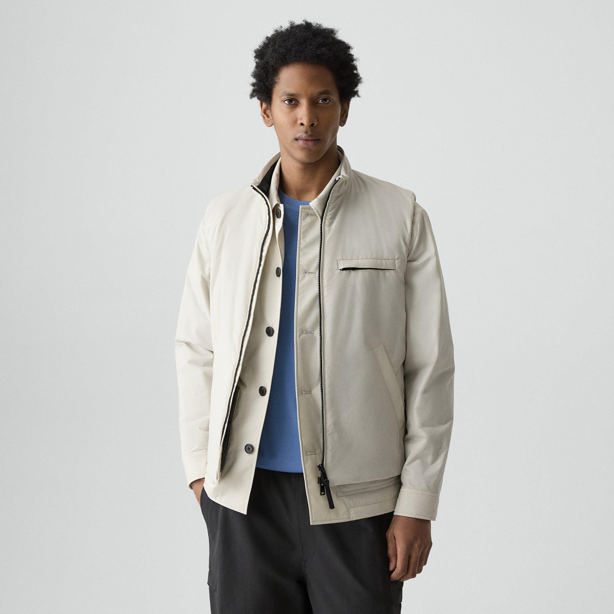 Zip-Up Vest in Motion Nylon - 3