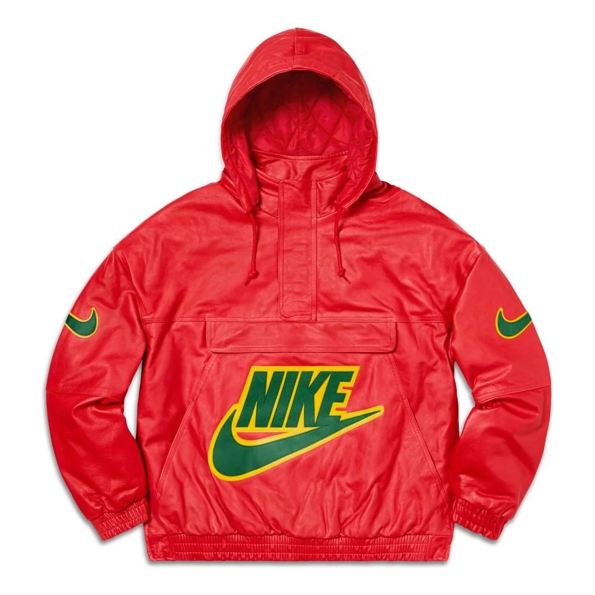 Nike x Supreme Nike Leather Anorak 'Red' CK6218-687 - 1