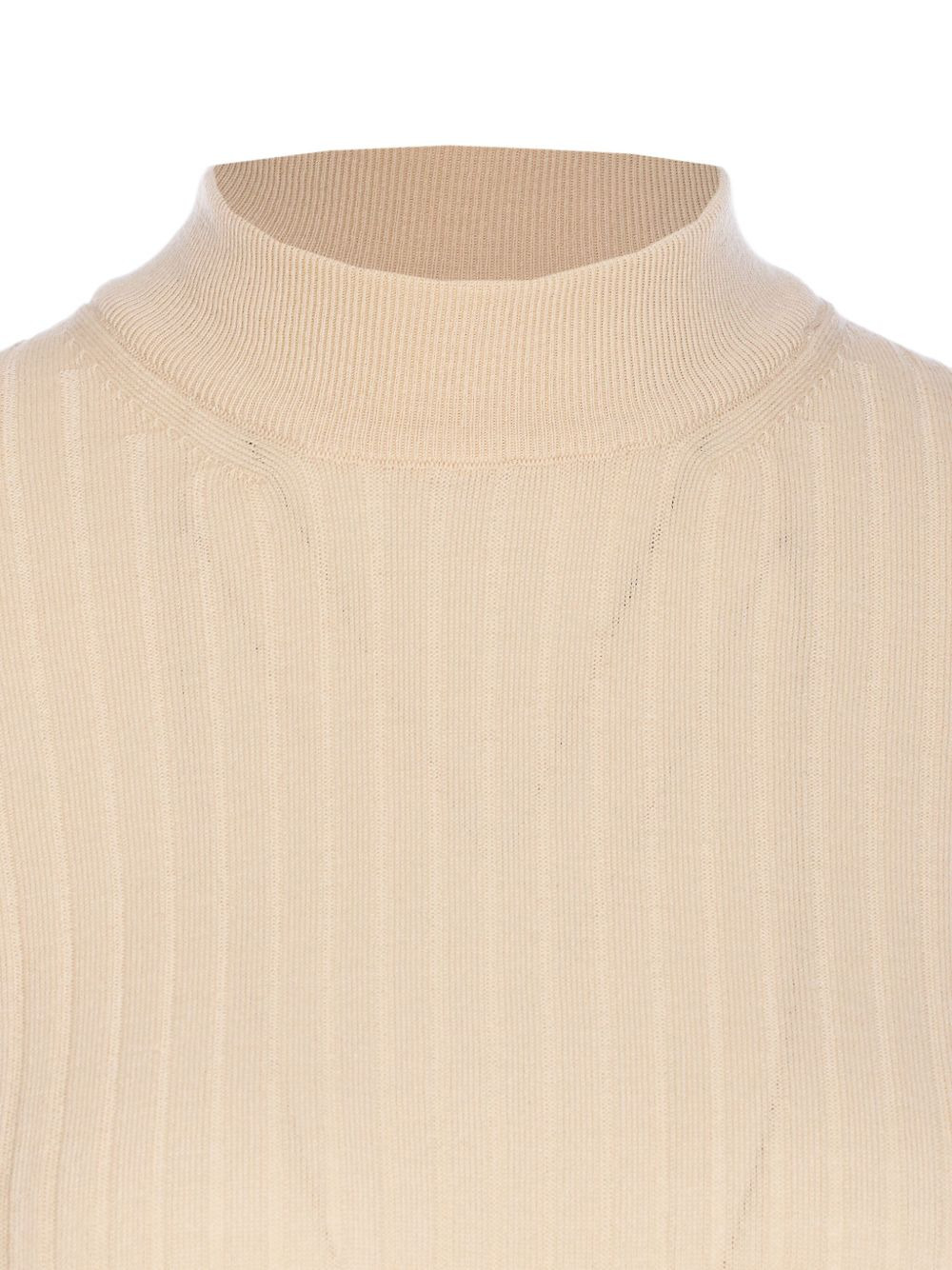 ribbed high-neck sweater - 2