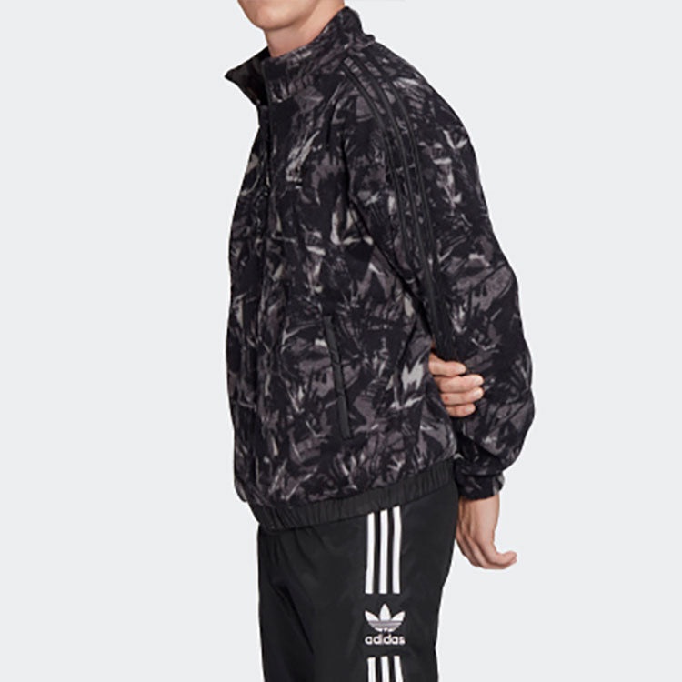 adidas originals Polar Fleece AOP Jacket For Men Black GD0007 - 6