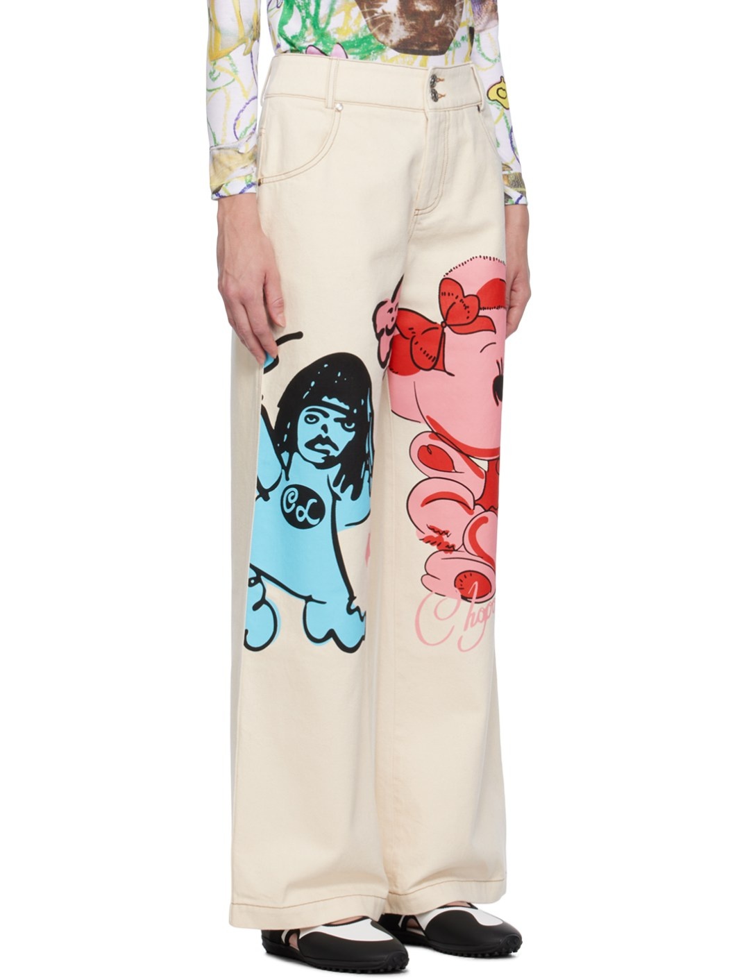 Off-White Bear Jeans - 2