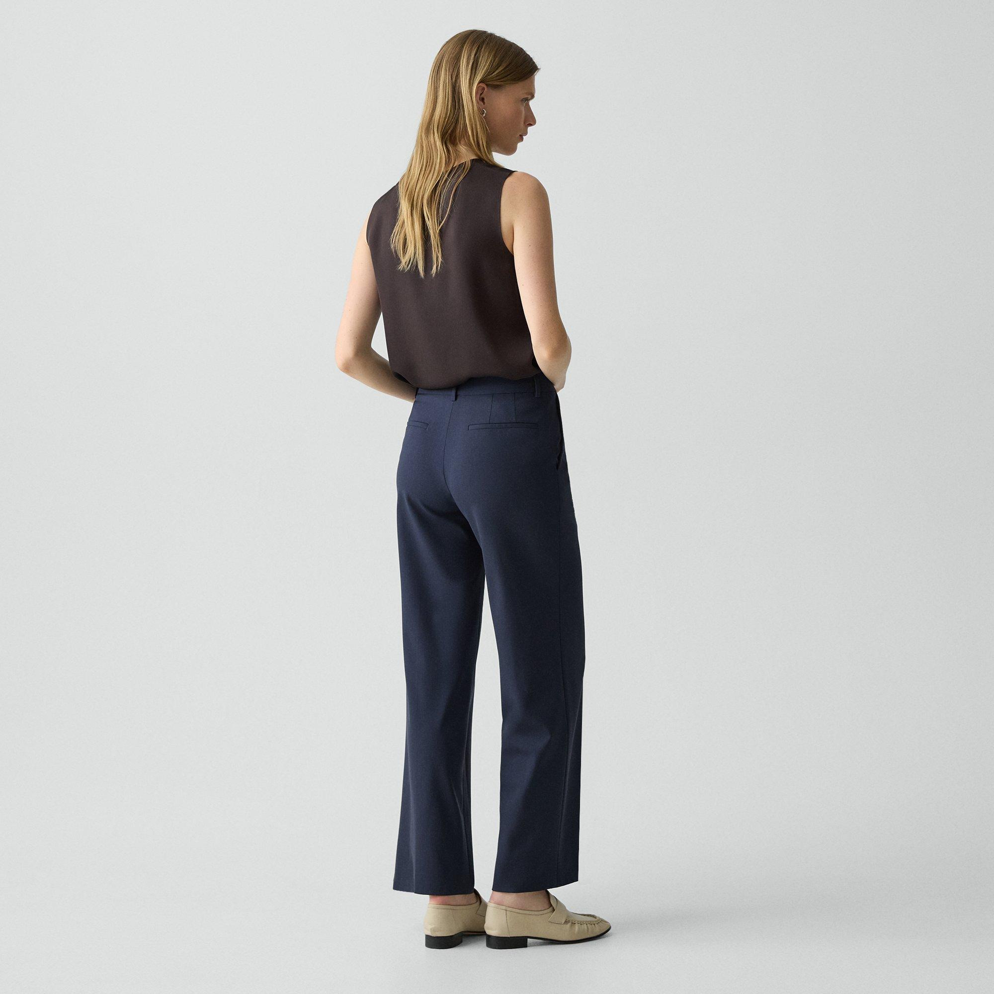 Classic Straight Pant in Good Wool - 4