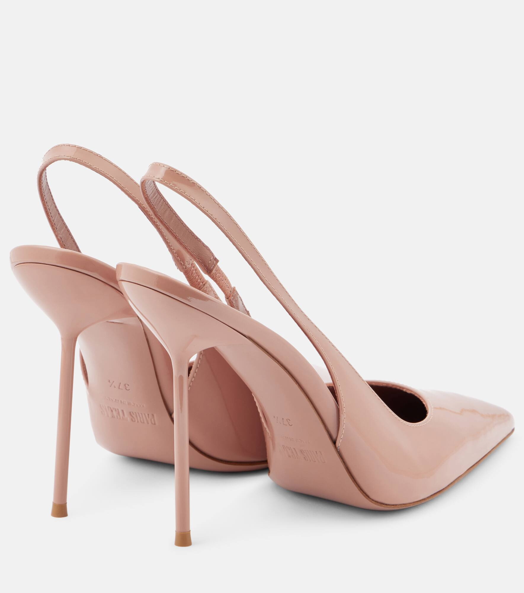 Lidia 105 patent leather slingback mule - 3