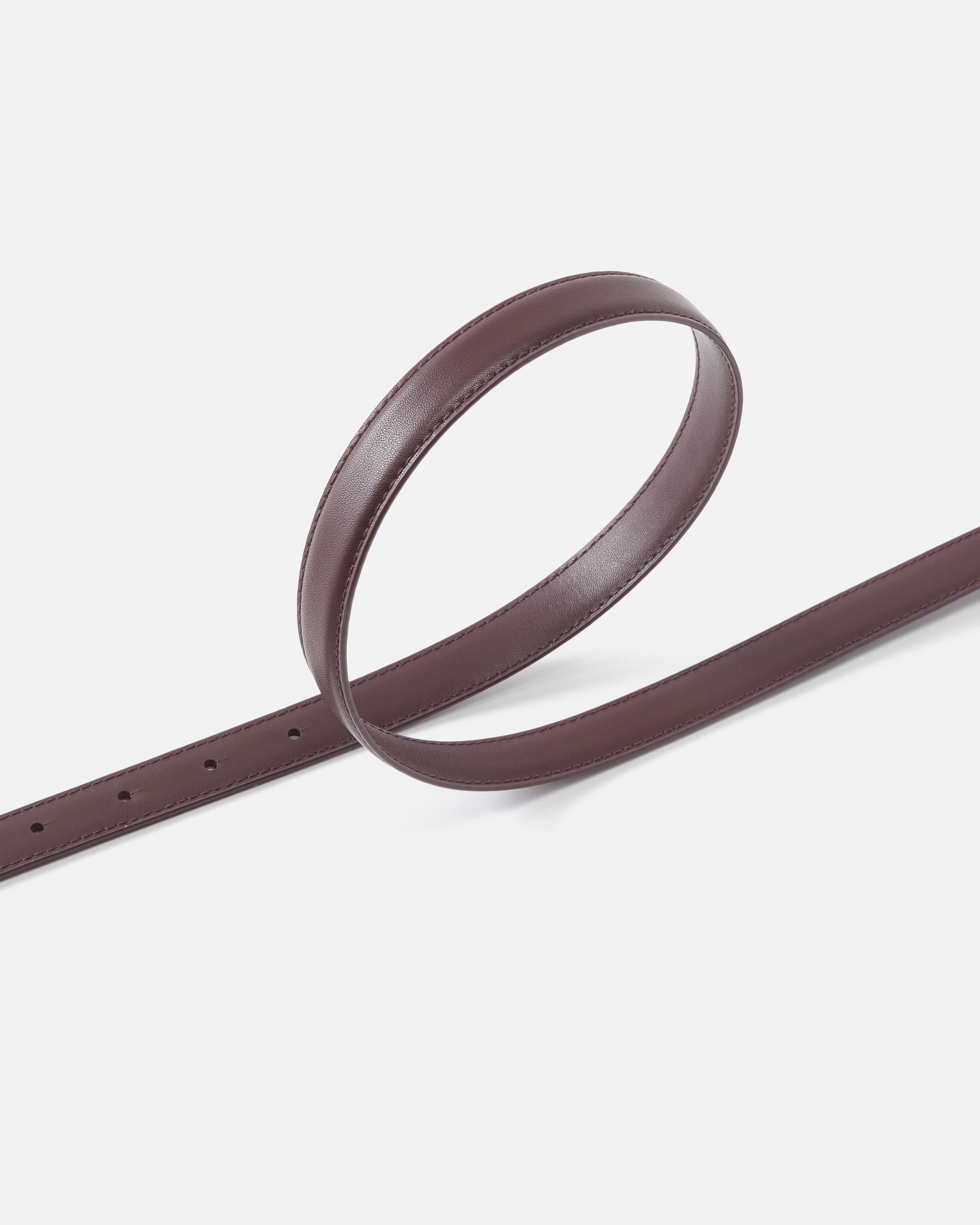 LOVE BIRDS THIN LEATHER BELT 2CM - 4