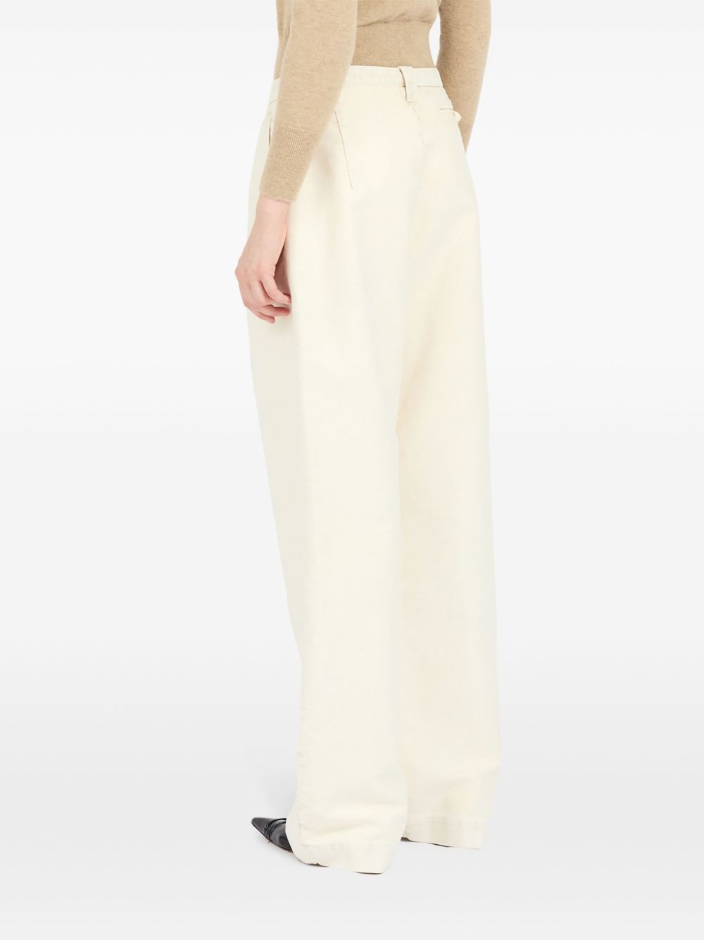 wide-leg tailored trousers - 5
