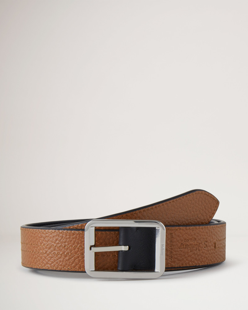 Mulberry Stitched Reversible Belt
Black Silky Calf outlook