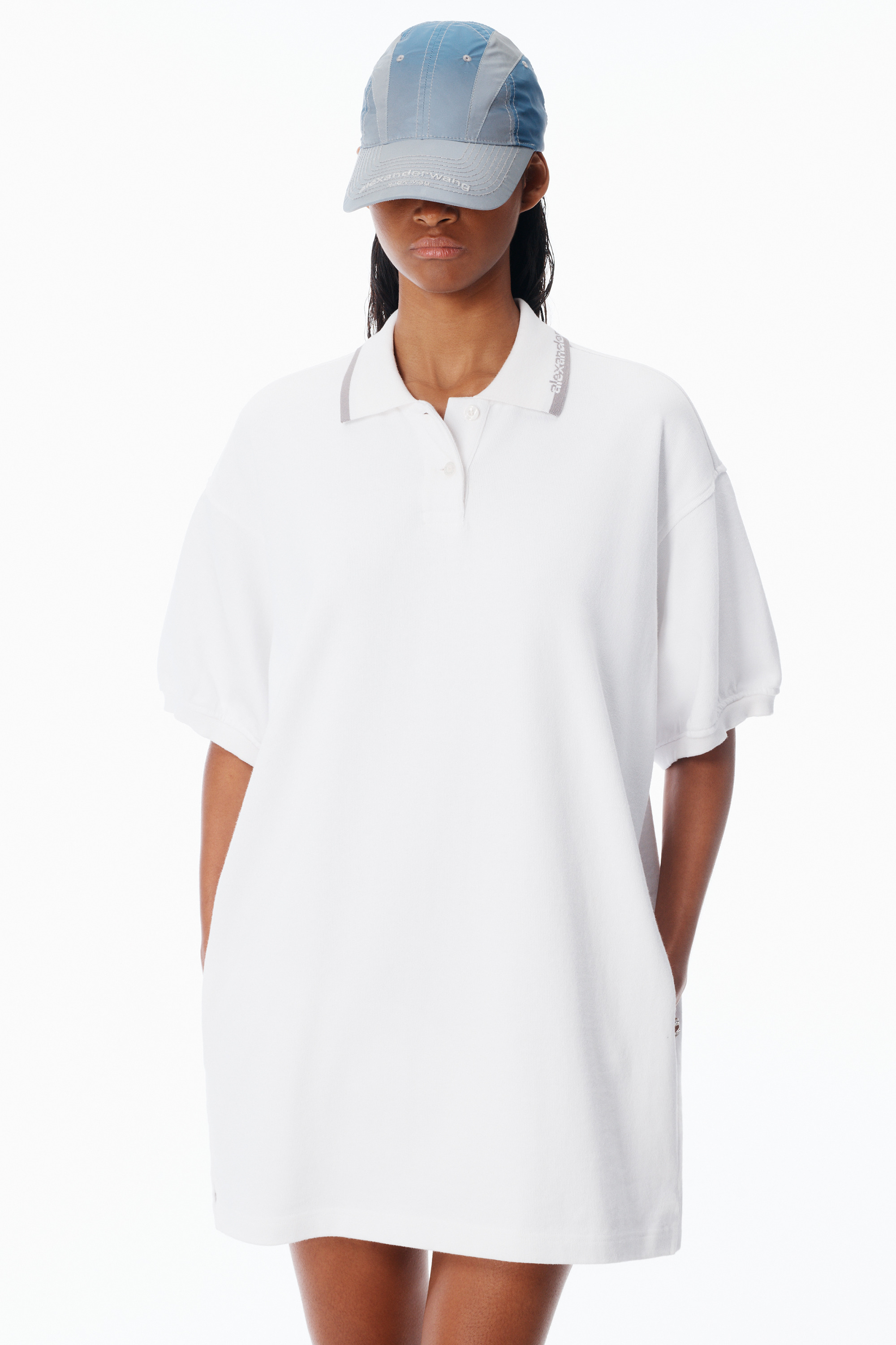 Relaxed Polo Cotton Minidress - 3