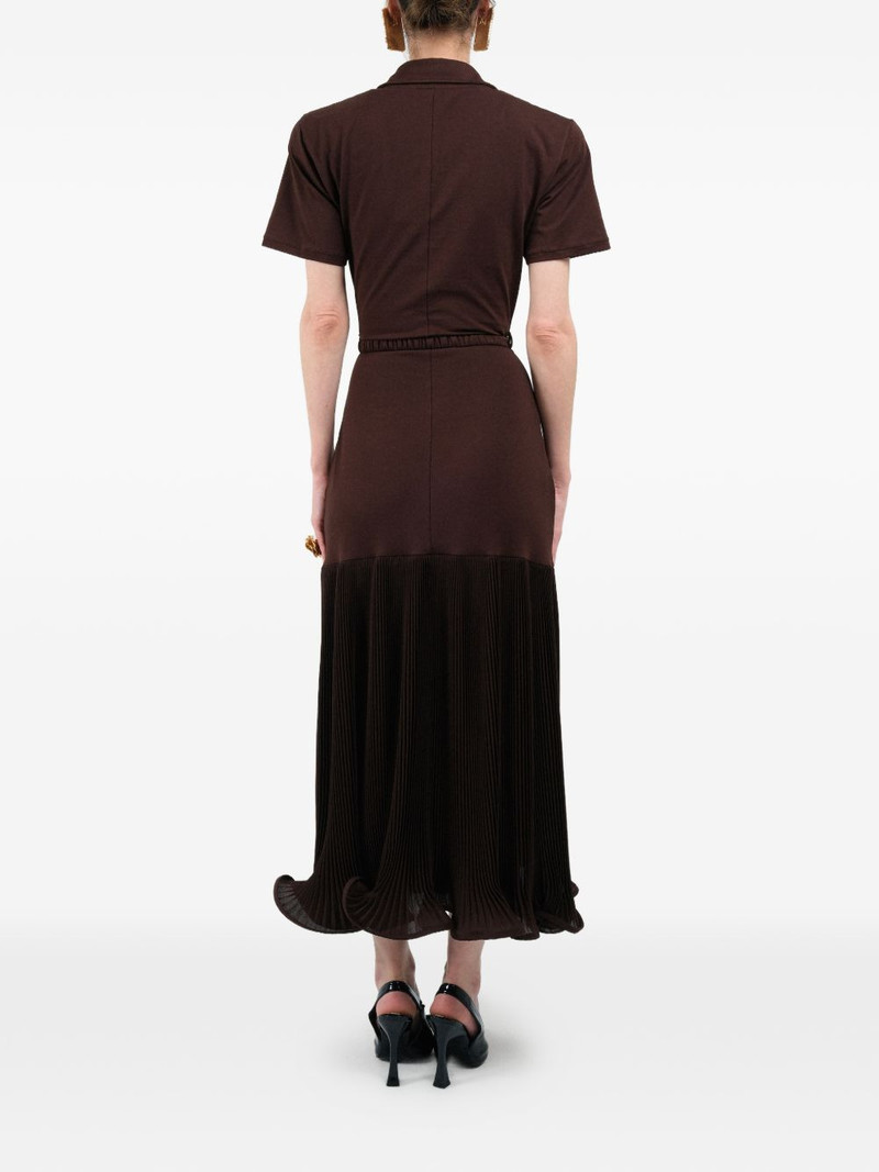 pleated maxi polo dress 5