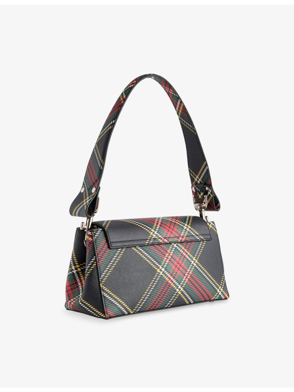 Hazel Check Medium Woven Shoulder Bag - 5