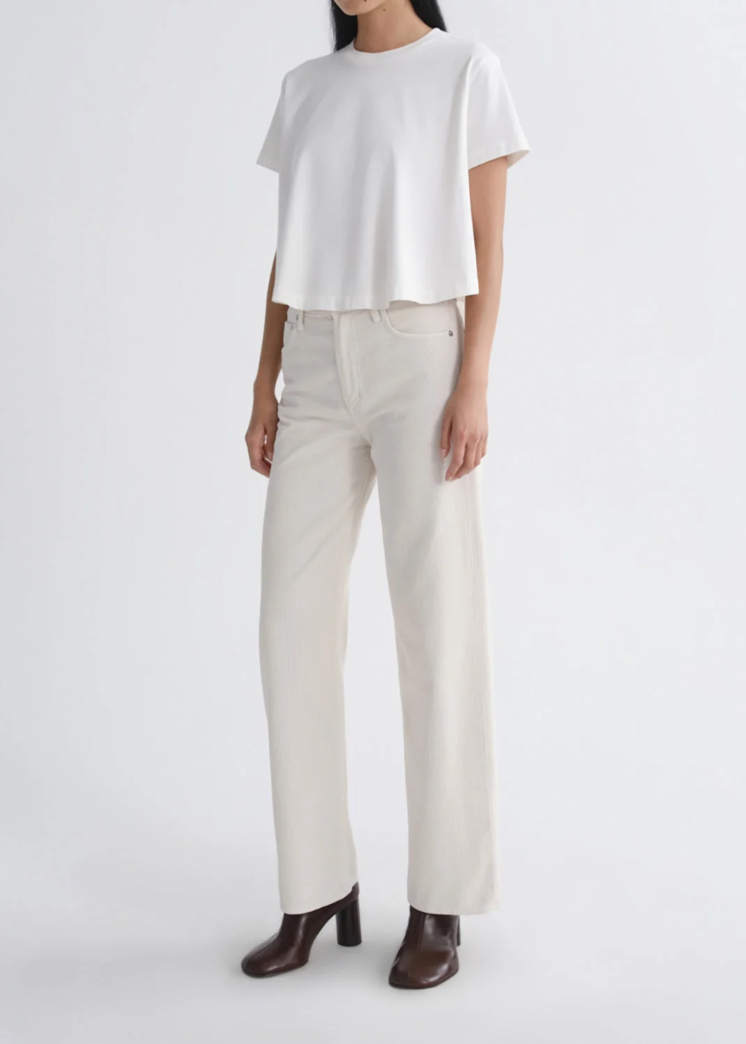 REN JEAN 32" (CORDUROY) IN BONE - 1