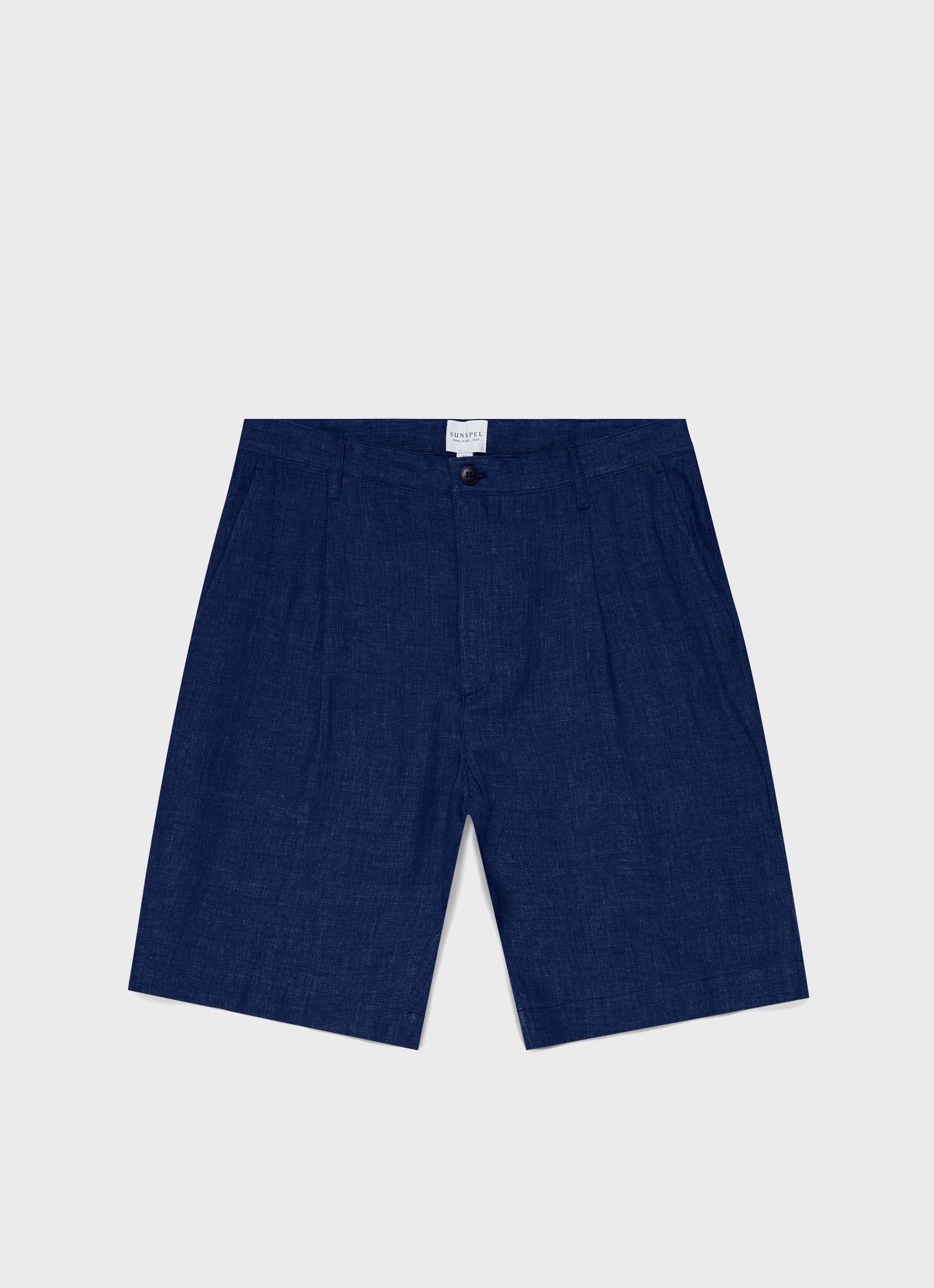 Pleated Linen Short - 1