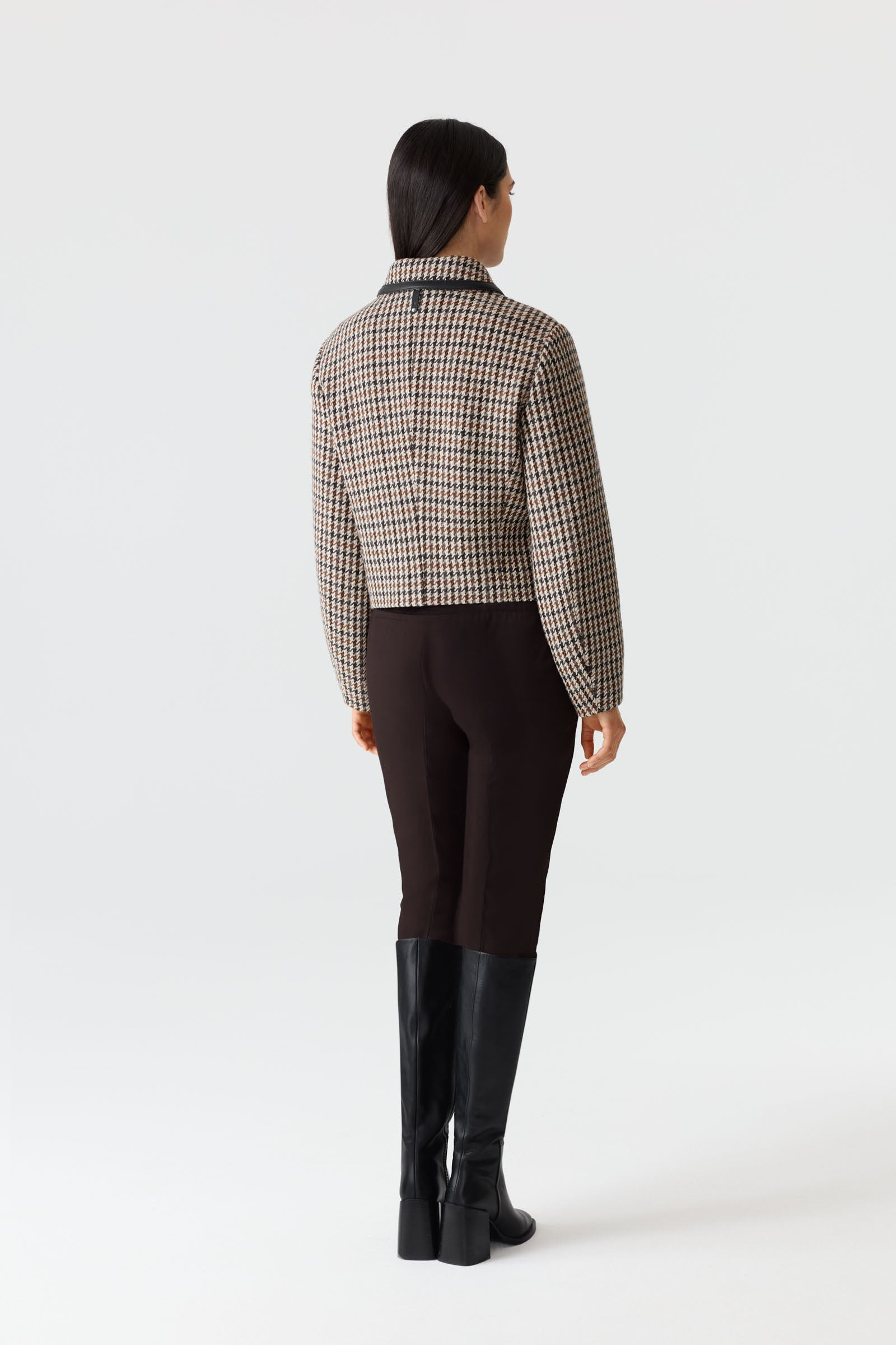 SOLANA-HT Heritage Plaid Short Jacket - 4