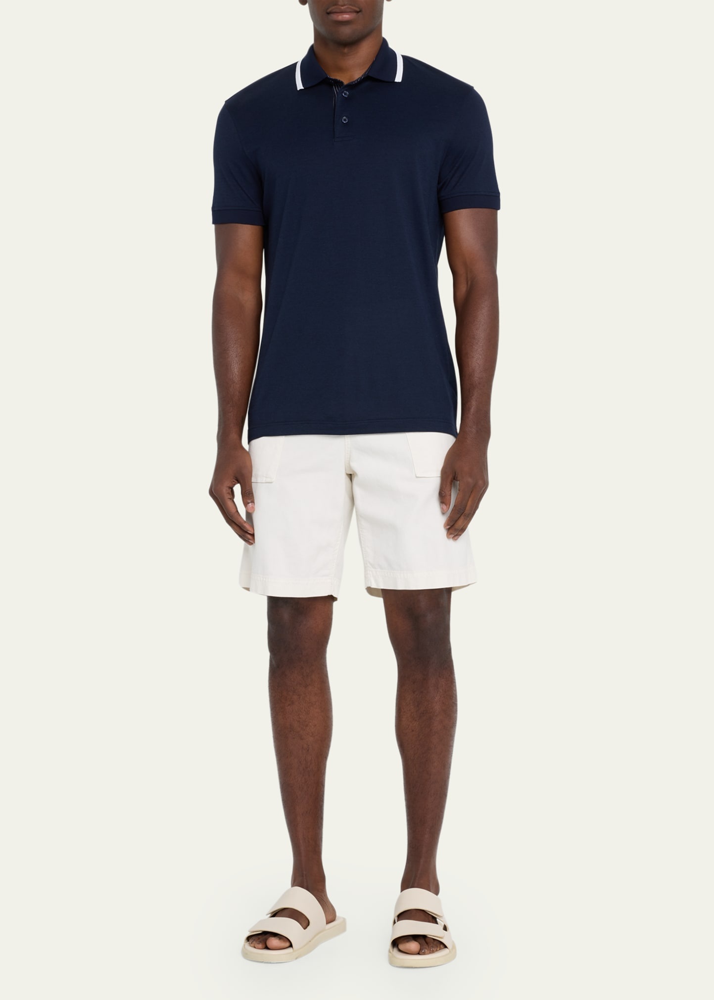 Men's Dominic Tipped-Collar Polo Shirt - 2