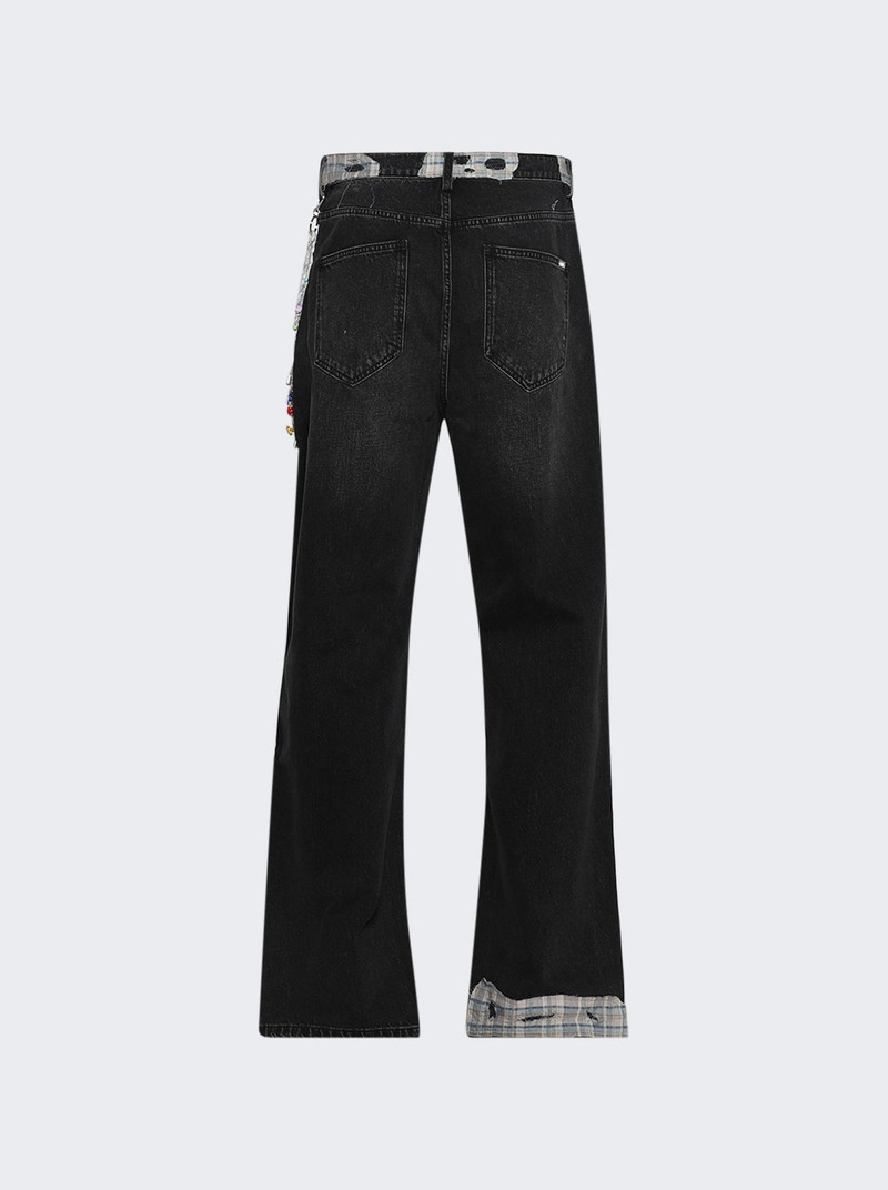 NAHMIAS Dusty Rainbow Baggy Jeans Mid Black Wash outlook