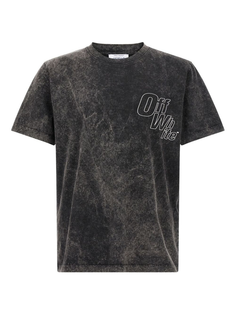 Outline arrow-print T-shirt 1