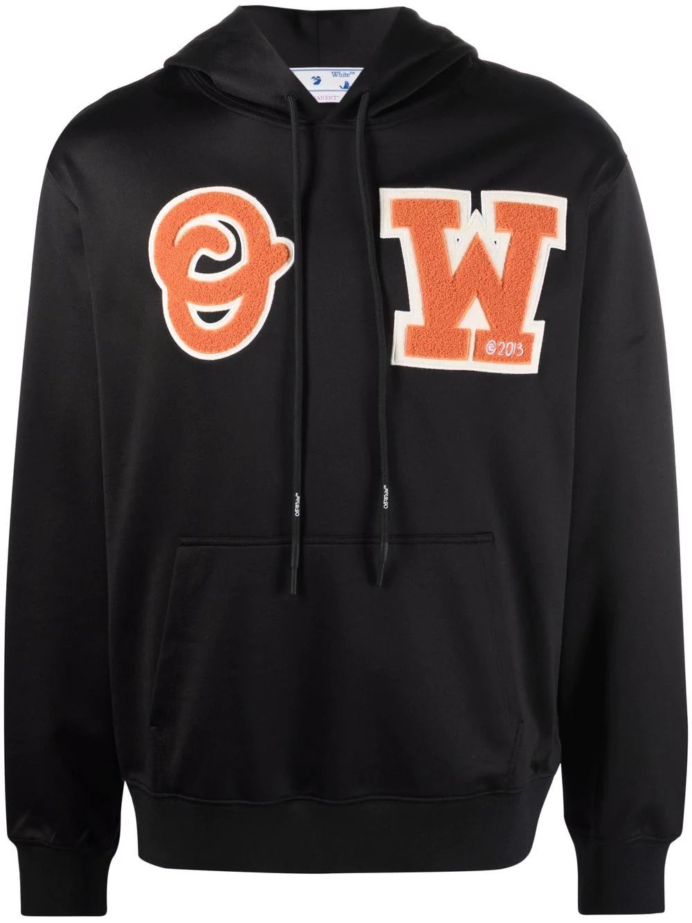 logo-patch hoodie - 1