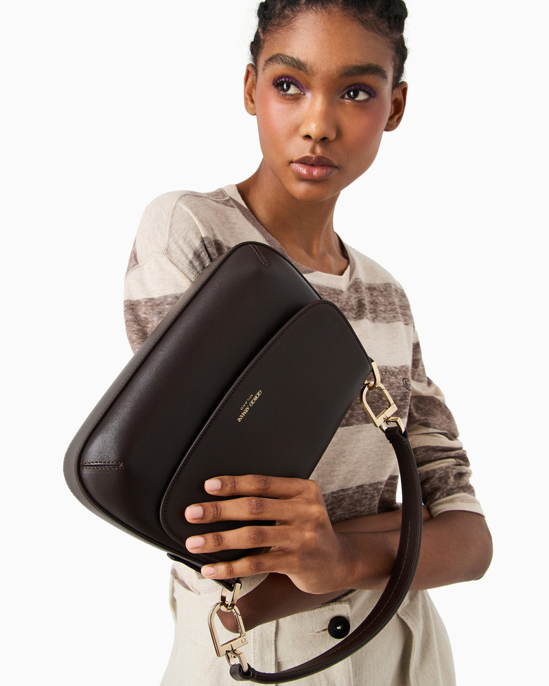 Small la Prima soft baguette bag in nappa leather 8