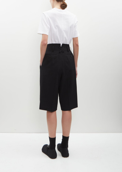 Y's Pleated Wool Shorts outlook