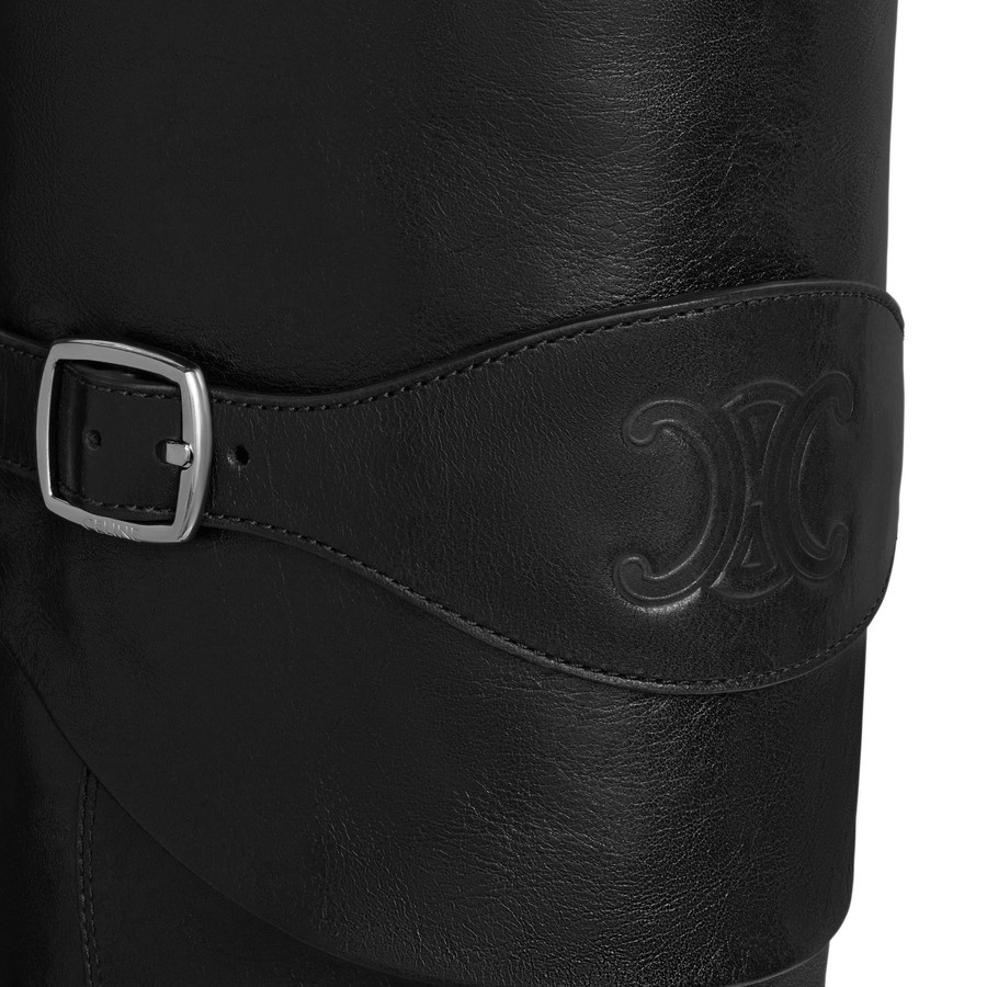 Riding boot with Triomphe Celine wiltern in calfskin - 5