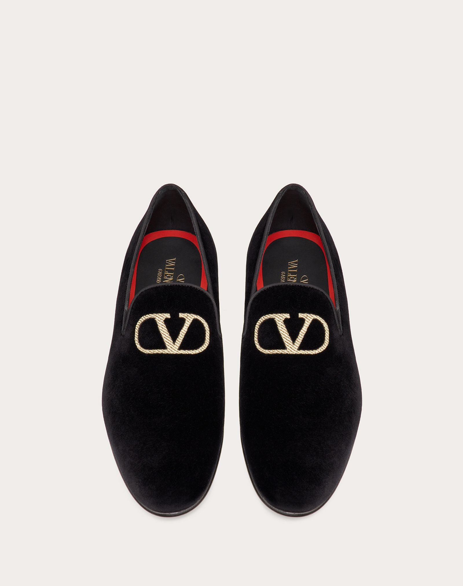 VLogo Signature Velvet Slipper - 4