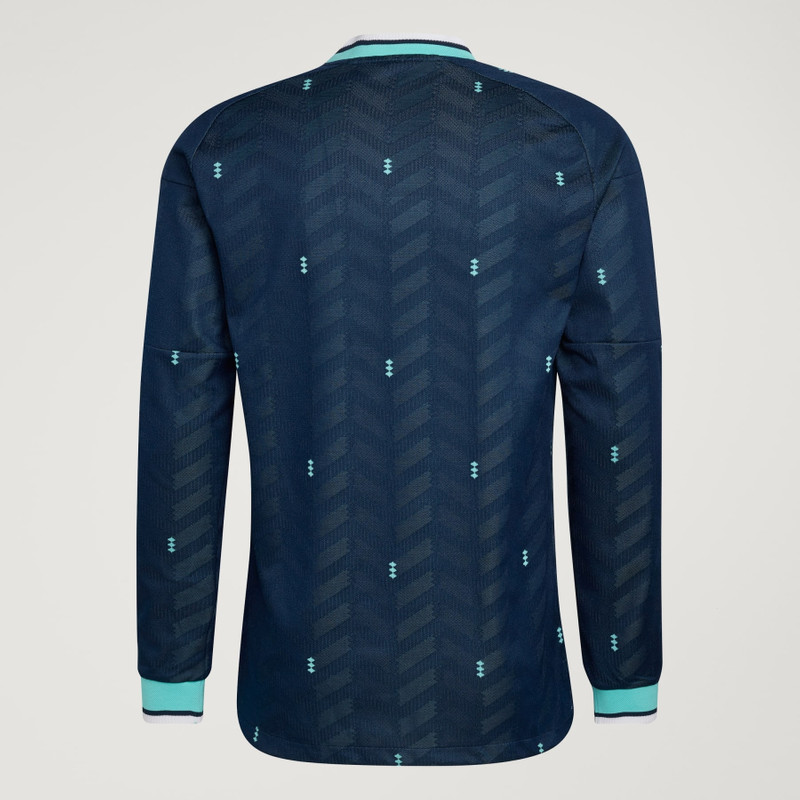 Germany 26 Away Authentic Long Sleeve Jersey 5