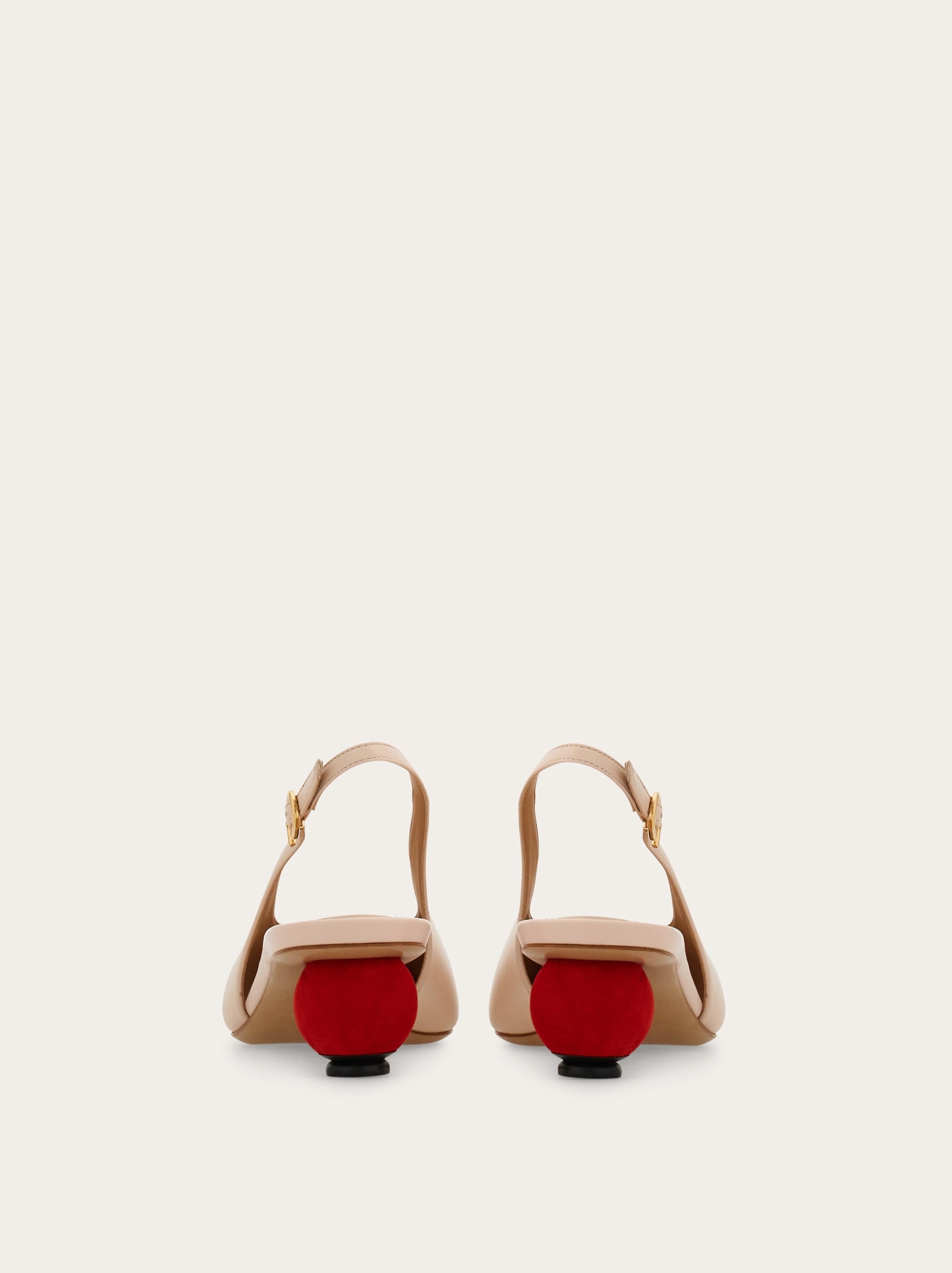 Spherical heel slingback pump - 4