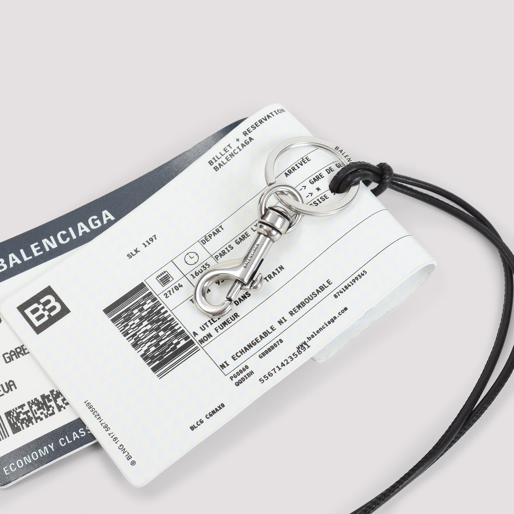 Balenciaga Train Ticket Keyring Men - 3