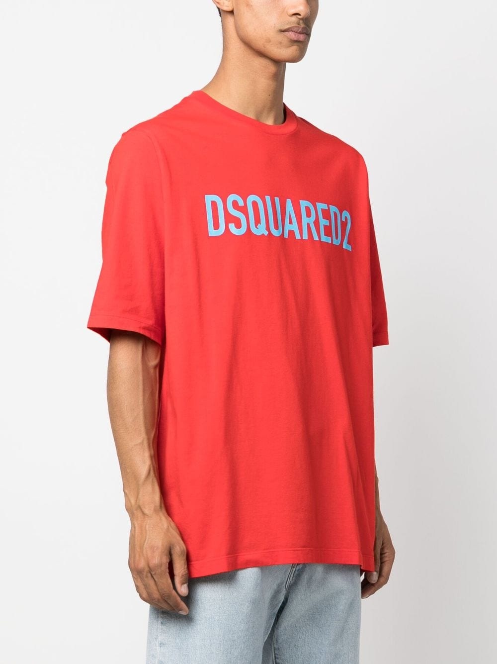 Tシャツ・カットソー D SQUARED2 LOGO PRINT COTTON T-SHIRT DSQUARED2 logo-print cotton T-shirt | farfetch | REVERSIBLE