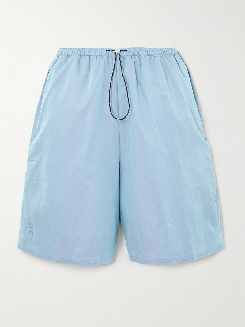 + Zendaya Gloria Iridescent Recycled-shell Shorts 1