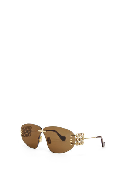 Loewe Rimless oval Anagram sunglasses outlook