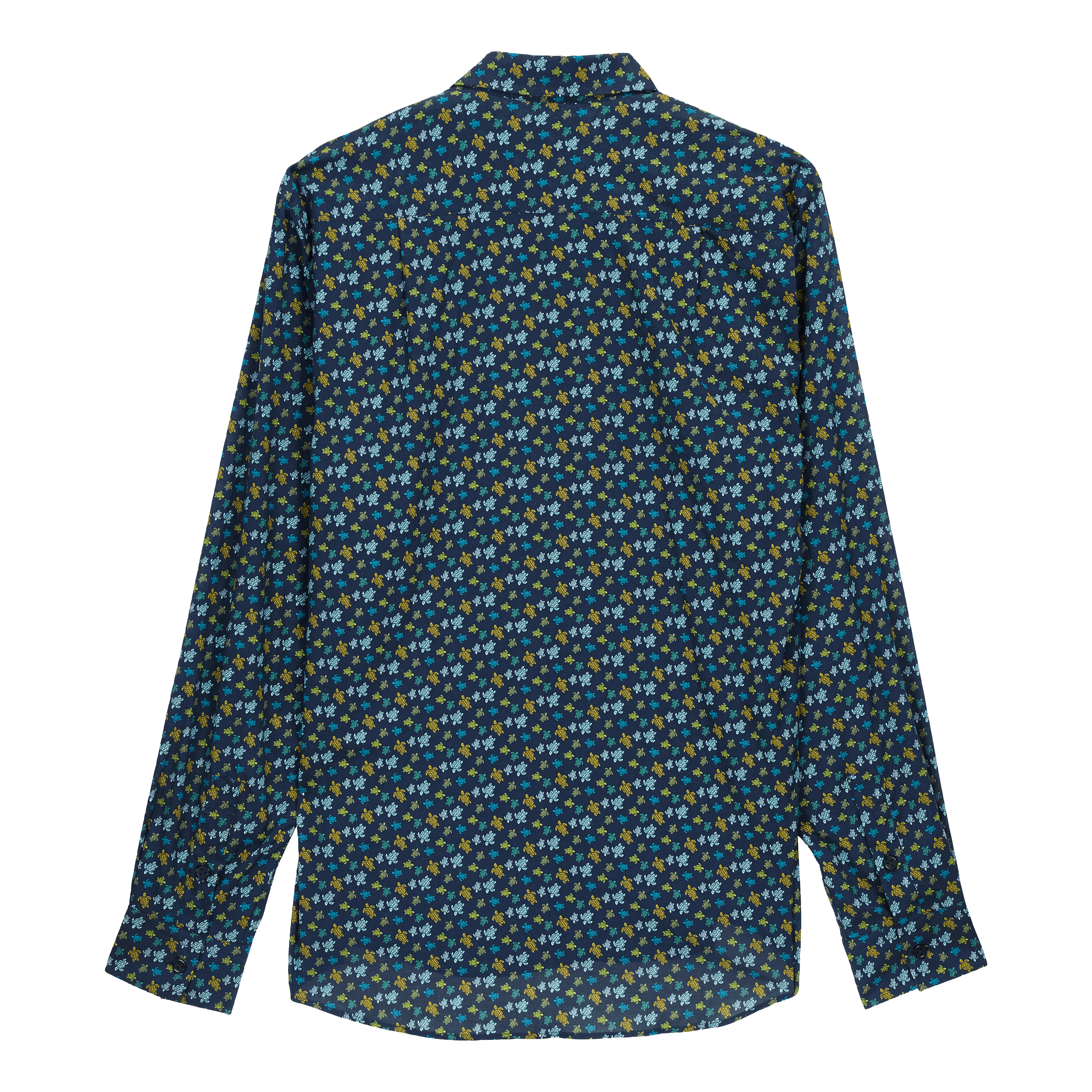 Unisex Cotton Voile Summer Shirt Micro Tortues Rainbow - 2