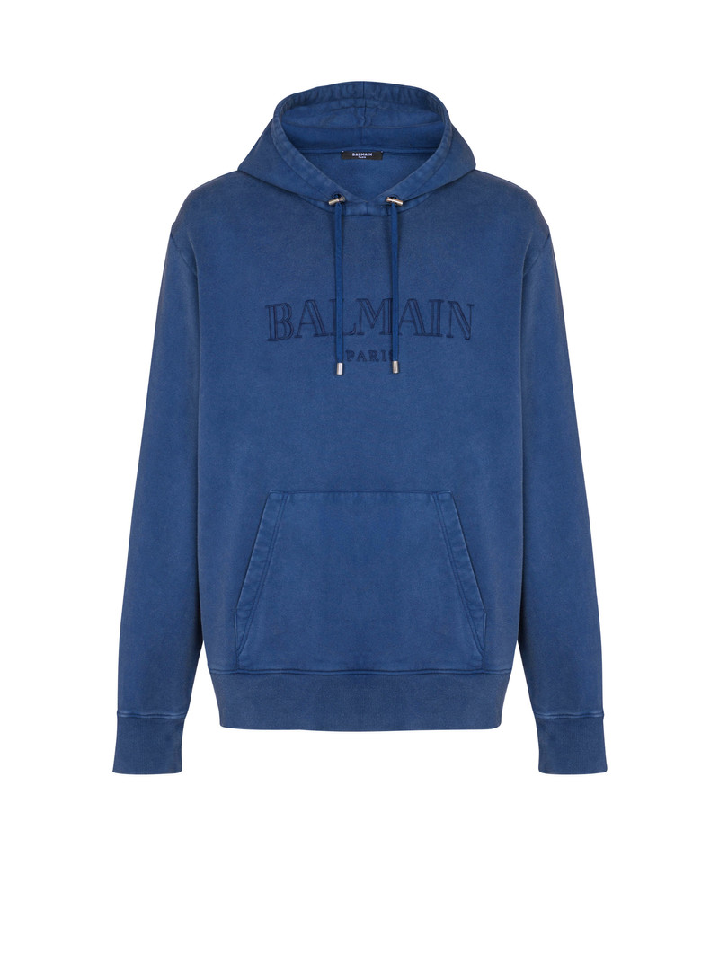 Vintage Balmain embroidered hoodie - 1