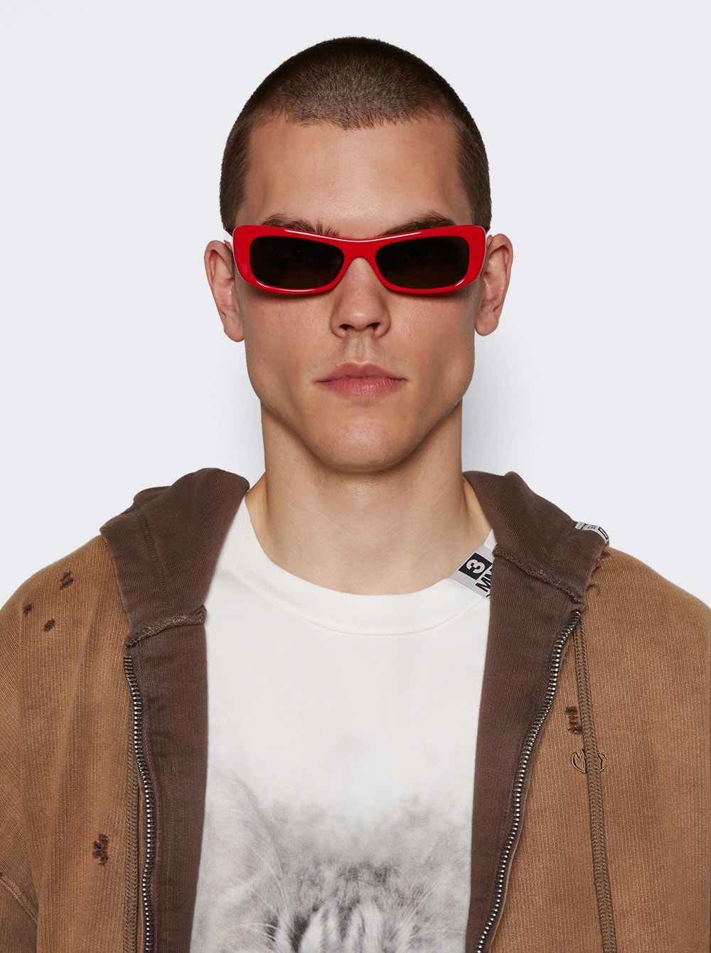 X Jacquemus Capri Sunglasses Red - 2