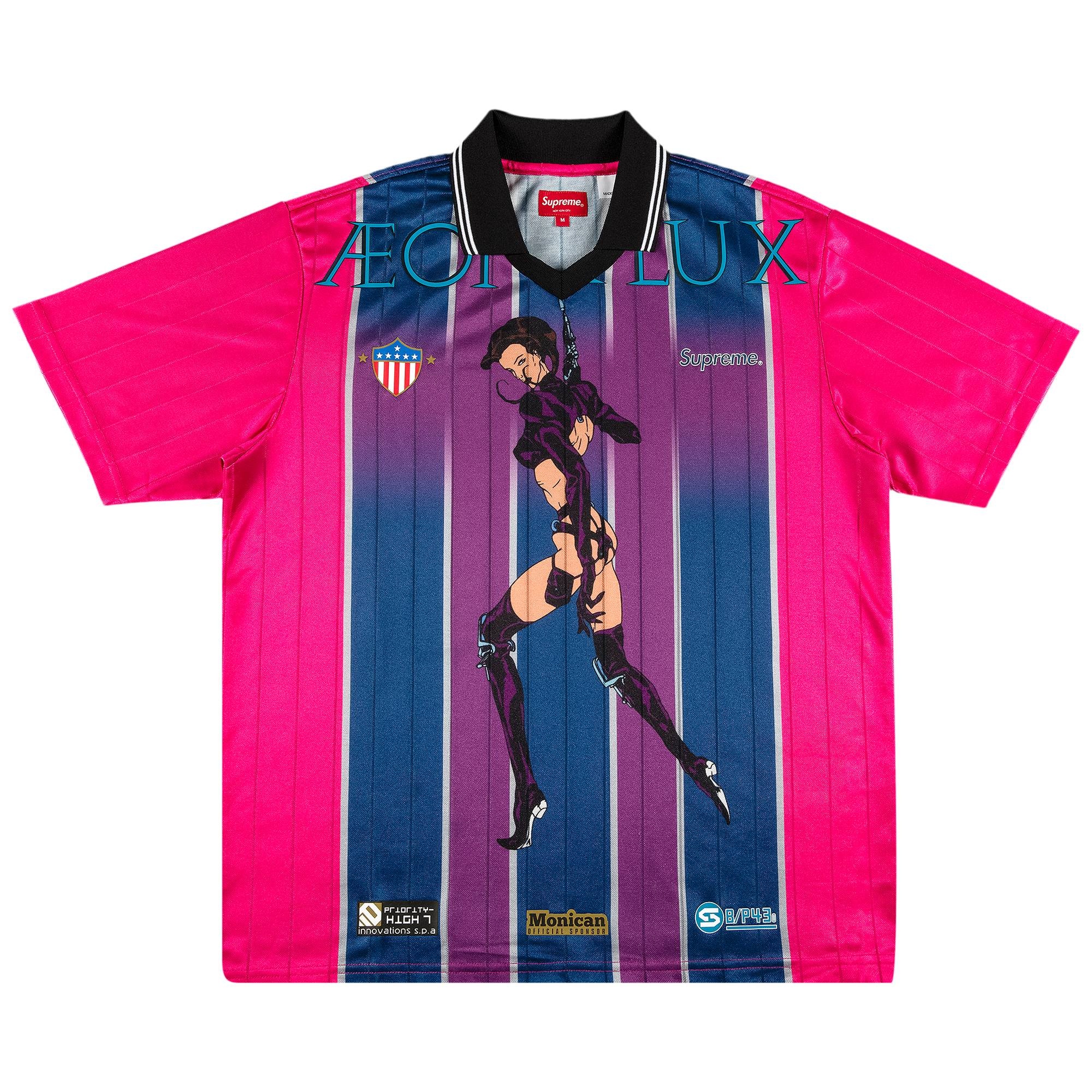 Supreme Aeon Flux Soccer Jersey 'Pink'