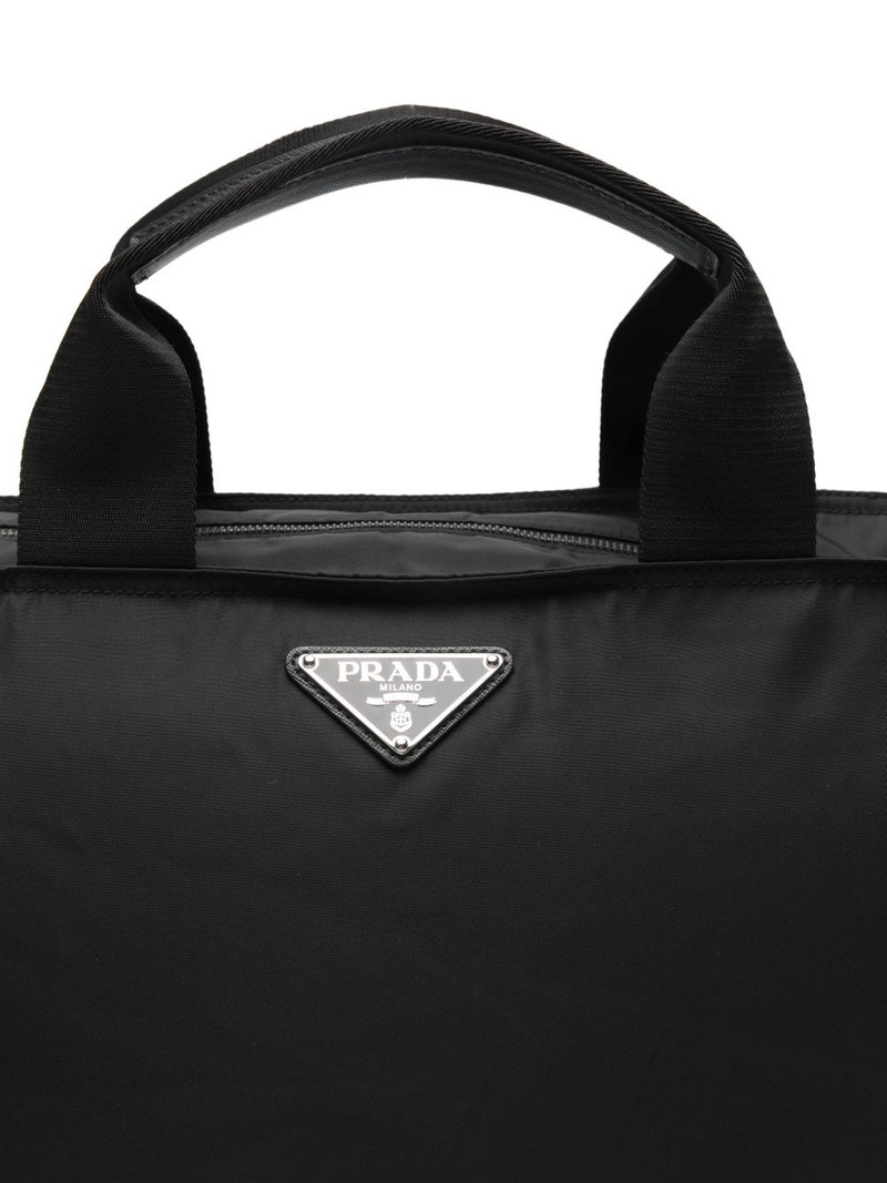 triangle-logo tote bag 4