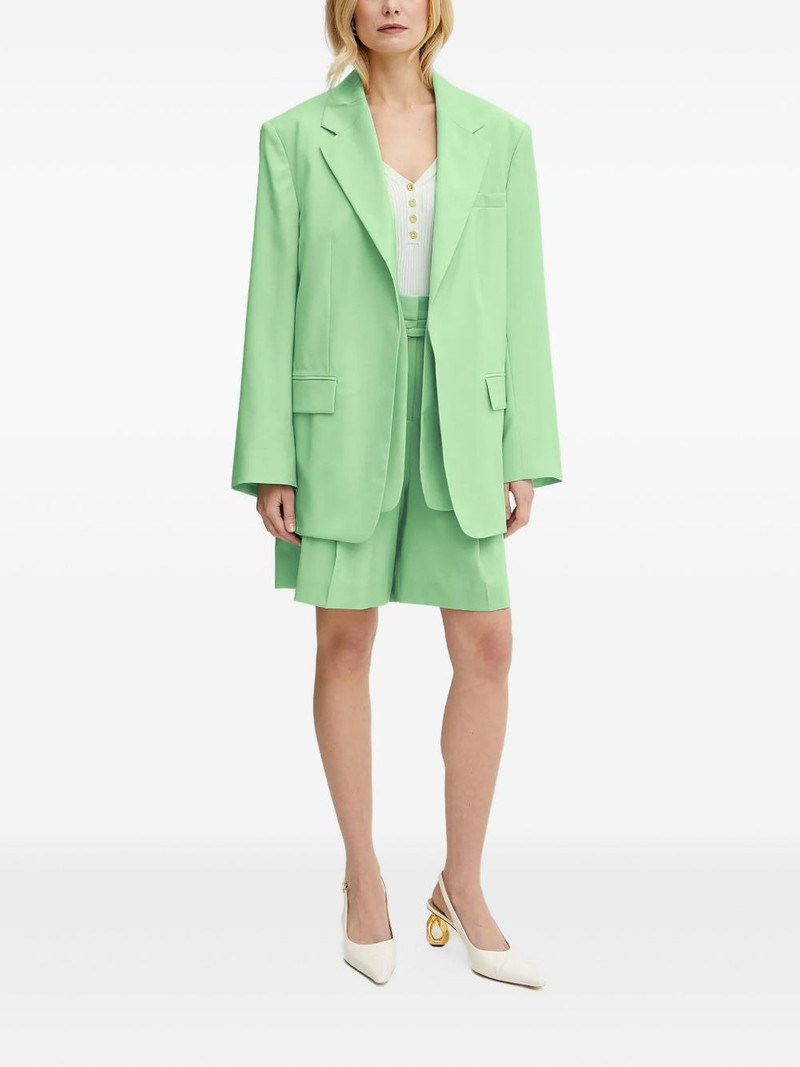 BOSS pleated belted shorts outlook