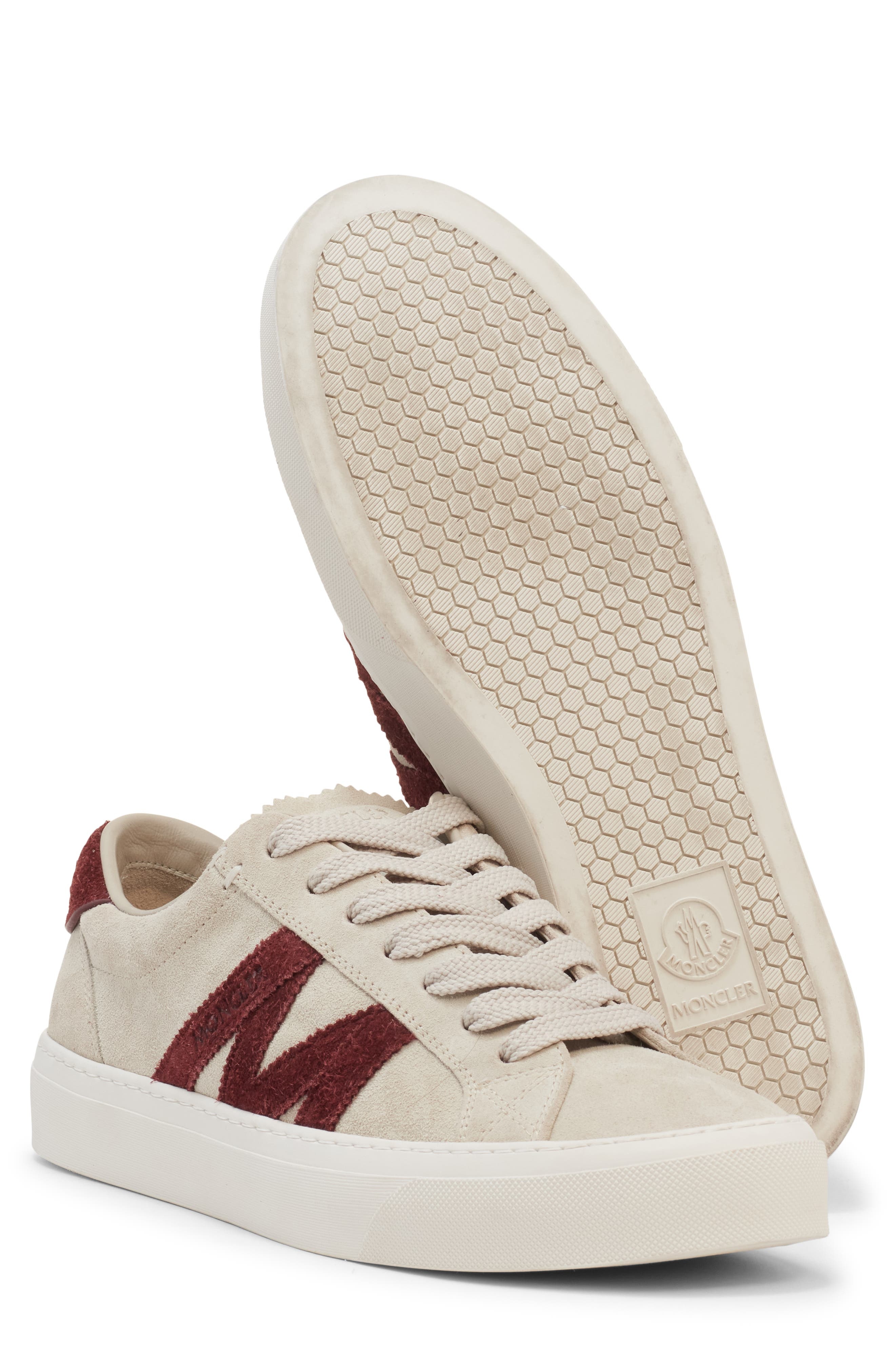 Moncler Monaco 2 Low Top Sneaker in Oatmeal at Nordstrom - 5