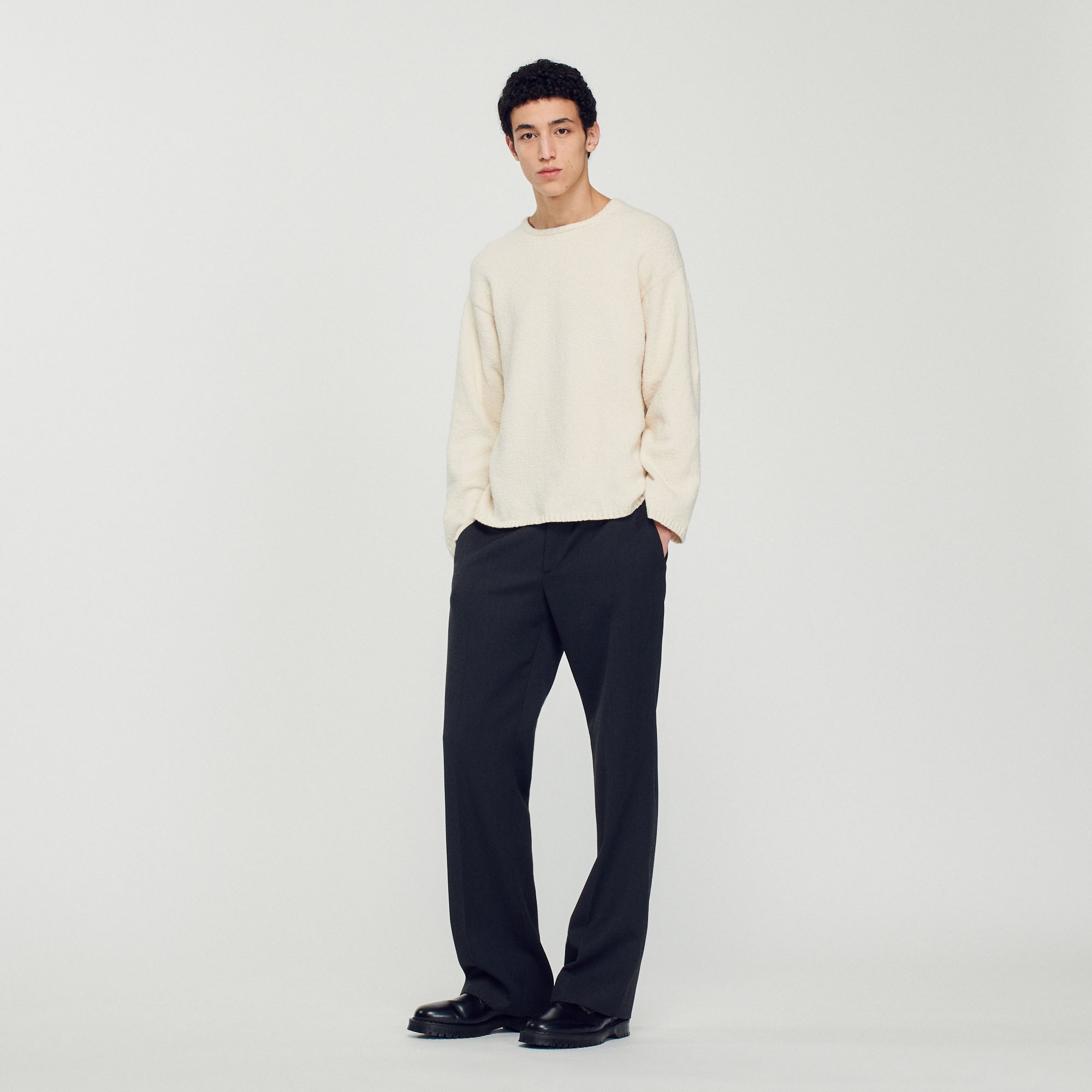 Bouclé knit sweater - 2
