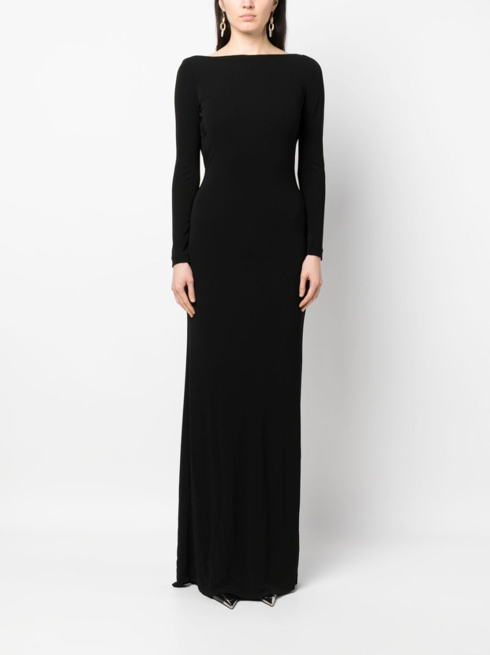 Dsquared2 Women Open Back Long Dress - 3